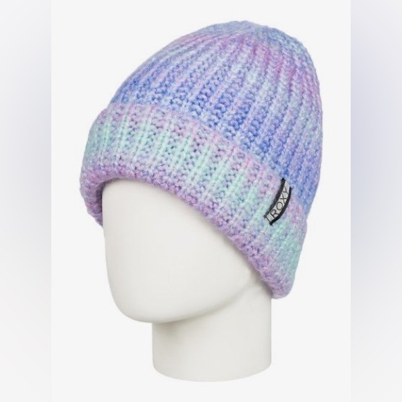 Roxy Accessories - Roxy | Aria Beanie | Gradient of Aruba Blue and Pansy Purple